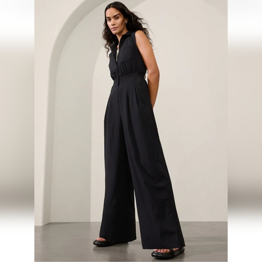 Nwt Athleta Brooklyn Heights Wideleg Jumpsuit. Sz.4